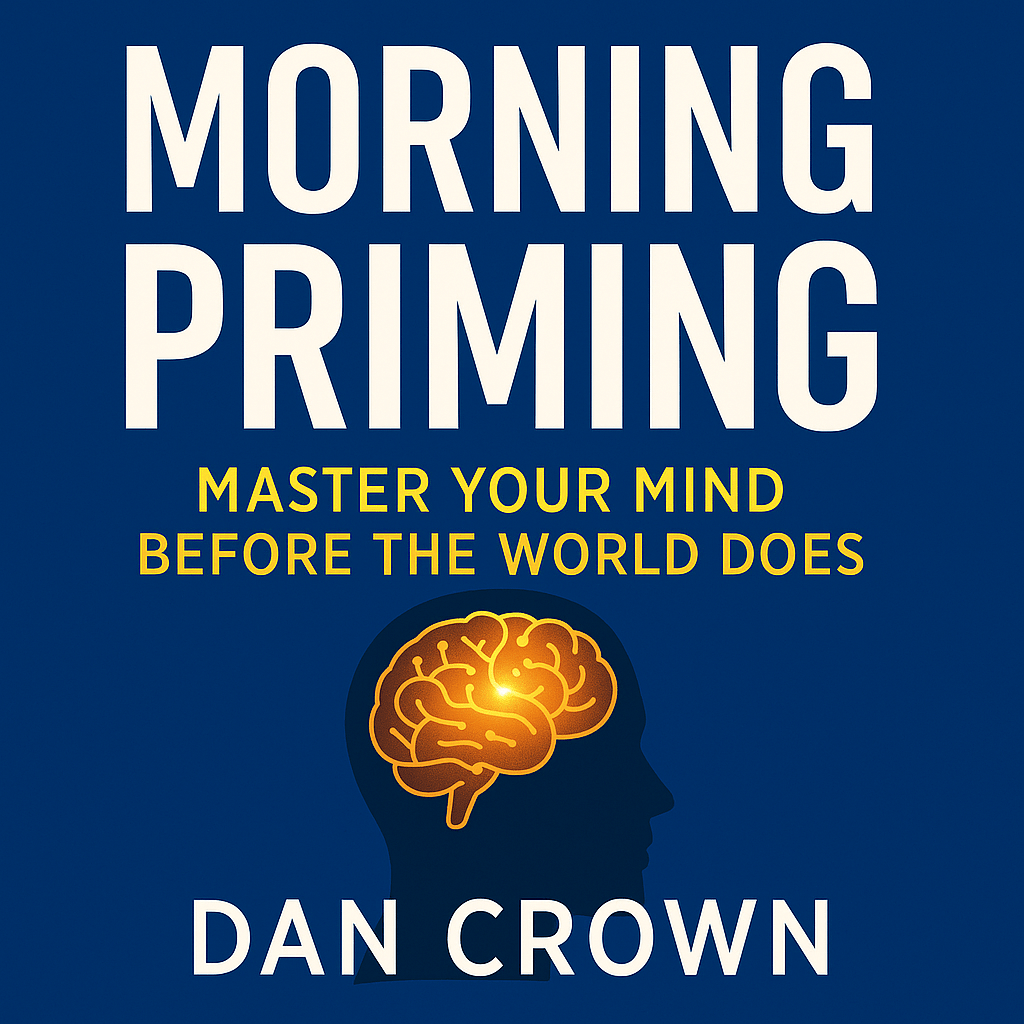 Illustration of a morning routine including meditation, journaling, and exercise to enhance focus and clarity