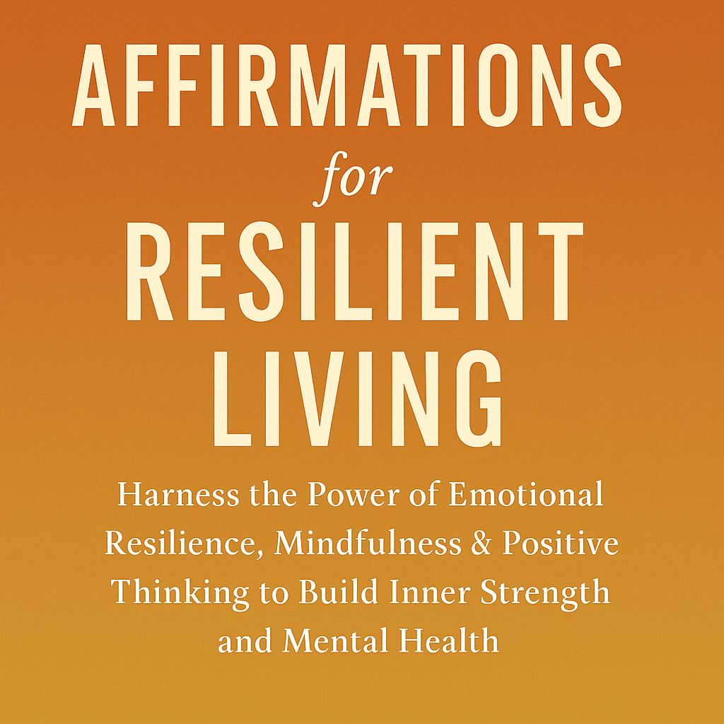 Affirmations for Resilient Living book cover by Dan Crown – mindfulness, resilience, and positive thinking book